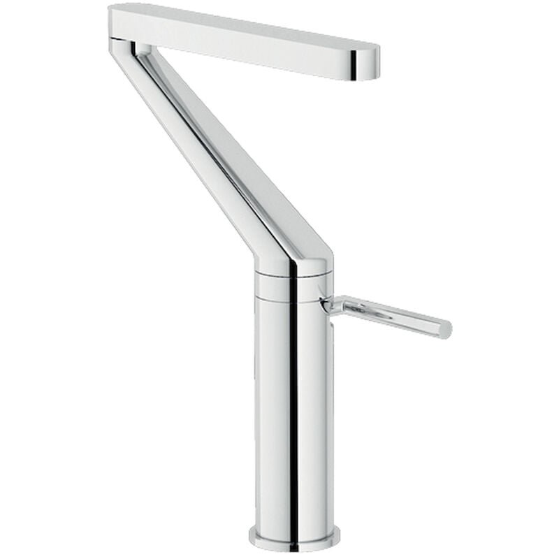 foto del prodotto zoom miscelatore lavello bocca allungabile e corpo girevole 360 cromato codice prod zm00113 1cr nobili