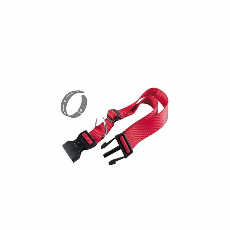 foto del prodotto zoov collare reg. in nylon rosso mm.20x35 55