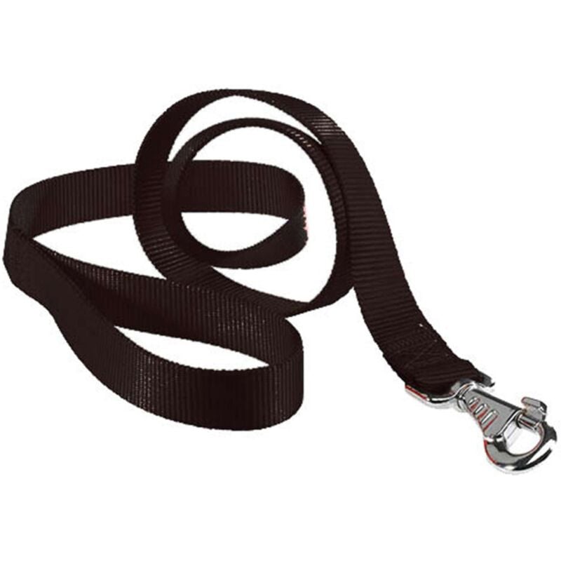 foto del prodotto zoov guinzaglio in nylon nero mm.10xcm.120 12 pz