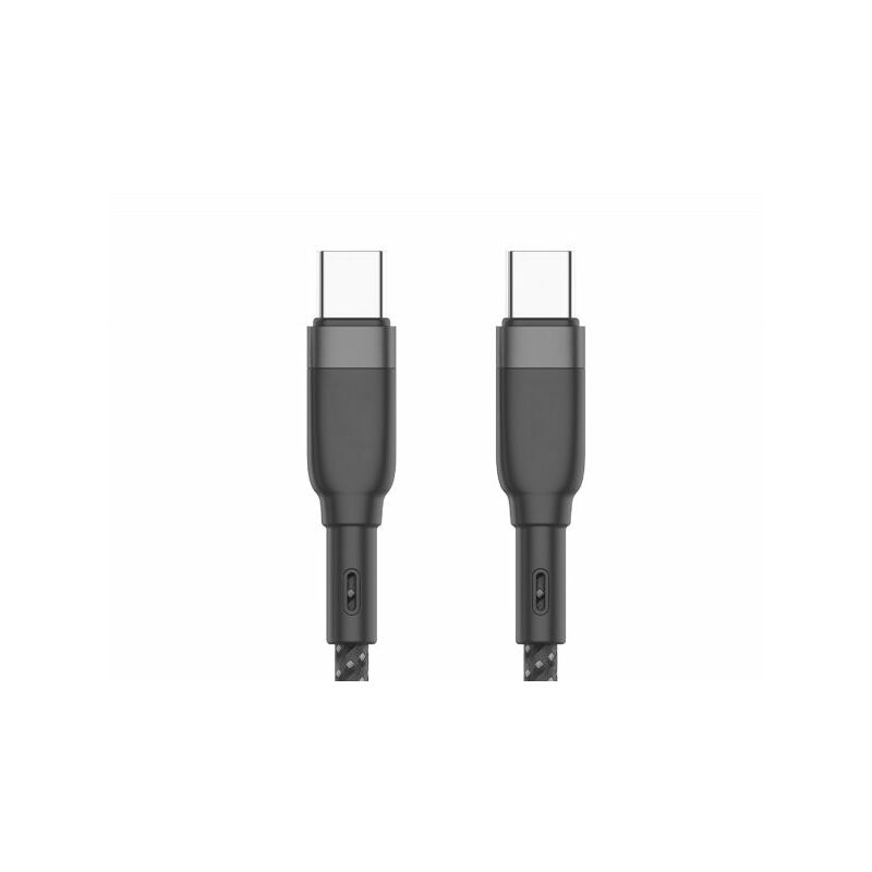 foto del prodotto zorei cavo usb c usb c nylon intrecciato 3,5a ricarica veloce massimo 60w lunga 1 metro