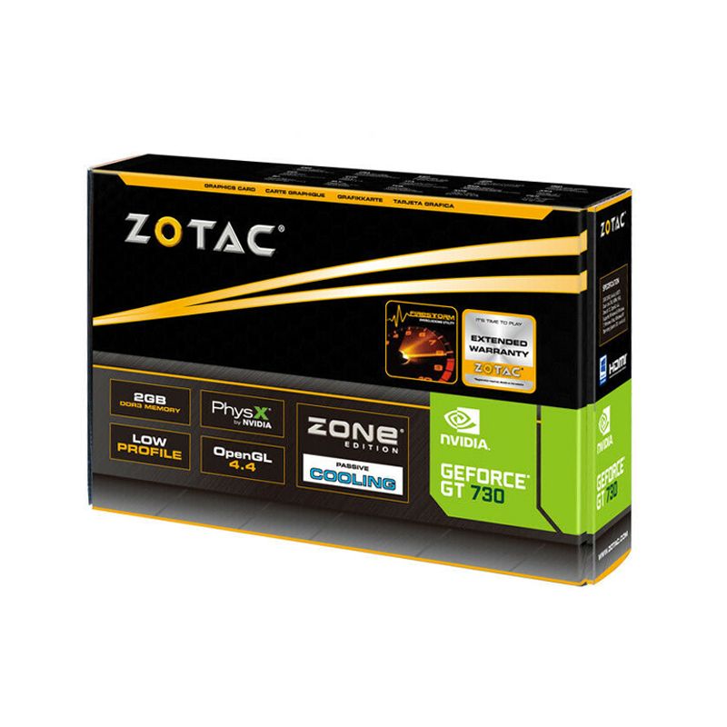 foto del prodotto zotac vga gt730 4gb zone edition vga dvi hdmi gddr3 zt 71115 20l