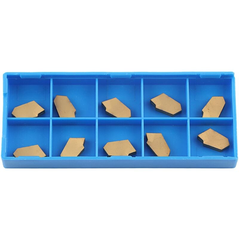 foto del prodotto zoternen 10 pezzi di inserti per tornitura in carburo, utensili per tornitura cnc, utensili da taglio per tornio in metallo, utensili per tornitura