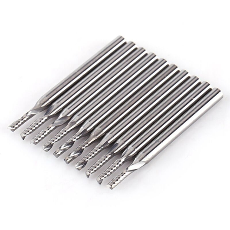foto del prodotto zoternen 10 pz 1 8 gambo in carburo di tungsteno fresa strumenti per incisione cnc singolo flauto punta a spirale