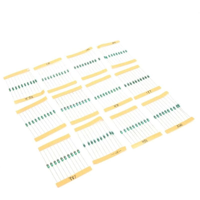 foto del prodotto zoternen 120 pezzi di induttori 1 4w 1uh 1mh 12 anelli colorati di induttanza induttanza standard per parti elettroniche
