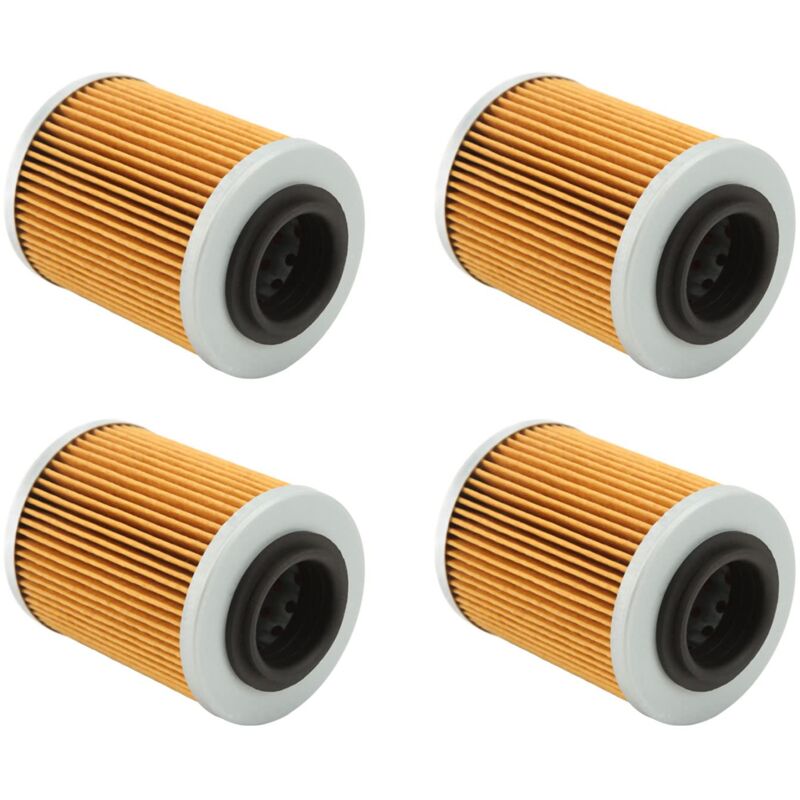 foto del prodotto zoternen 420256188 filtro olio, 4 pezzi kn152 hf152 filtro olio di ricambio per can am 330 400 450 500 dal 2003 al 2017