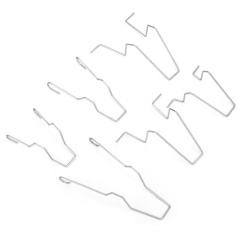 foto del prodotto zoternen 5zhsfullkit 6pcs acciaio del faro del faro dip anabbaglianti testa della lampada lampadina di fissaggio morsetto a molla per h1 h3 h4 h7