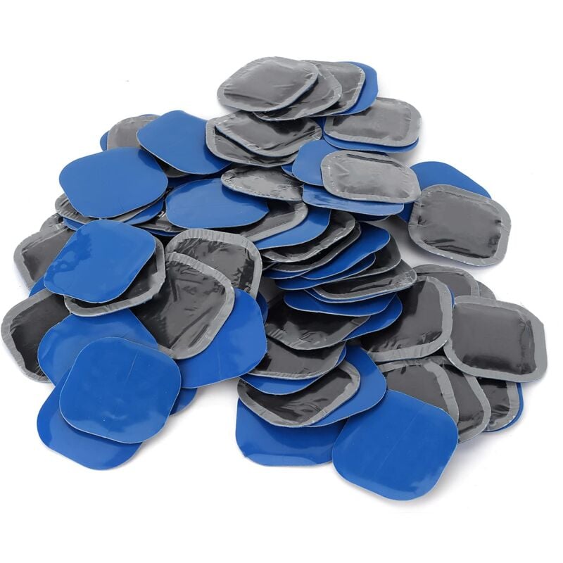 foto del prodotto zoternen 80 pezzi toppe per pneumatici, strumento di riparazione forature in gomma, 45x45 mm, toppe universali per la riparazione di pneumatici per