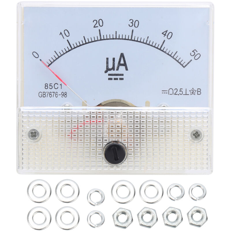 foto del prodotto zoternen 85c1 dc0 50ua puntatore dc amperometro testa amperometro dispositivo di misurazione del circuito di linea