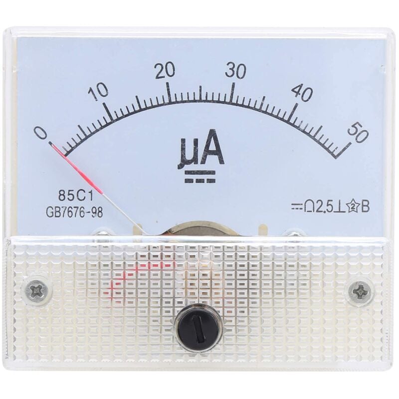foto del prodotto zoternen 85c1 misuratore di corrente analogico da pannello dc0 50ua strumento di misura amperometro a puntatore per apparecchiature elettriche per