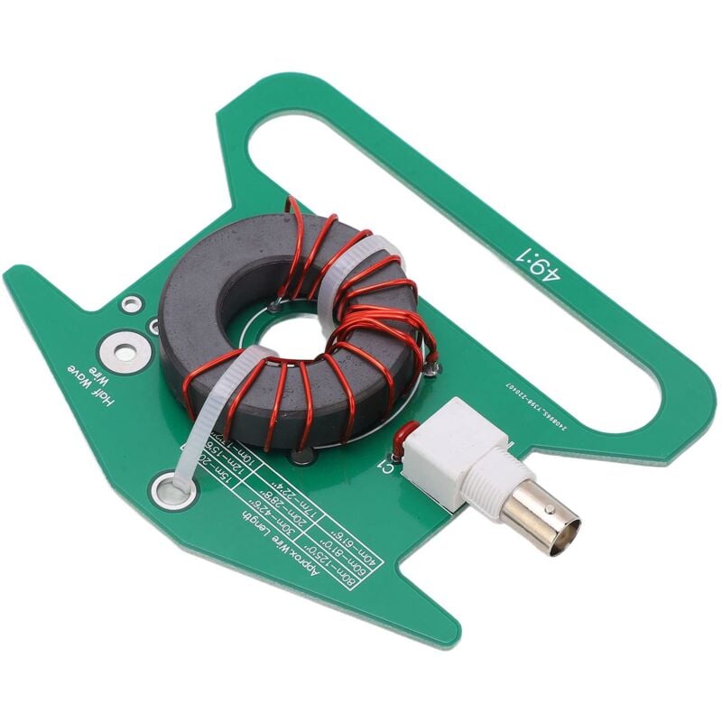 foto del prodotto zoternen antenna per modulo componente elettronico a onde corte con trasformatore bilanciato sbilanciato, interfaccia pcb per antenna balun da 5 a