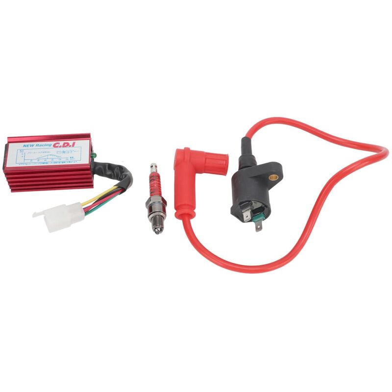 foto del prodotto zoternen assicura una corretta accensione con il kit di candele a7tc con bobina di accensione in alluminio a 5 pin, compatibile con moto da cross