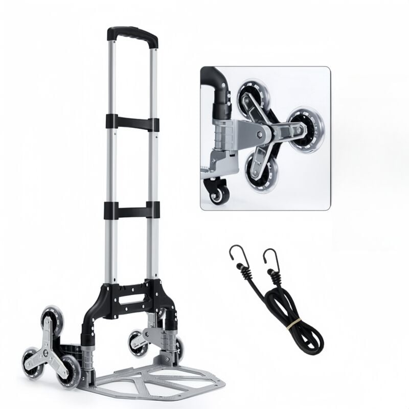 foto del prodotto zoternen carrello da arrampicata carrello portabagagli portatile carrello pieghevole da tirare per lo shopping in viaggio