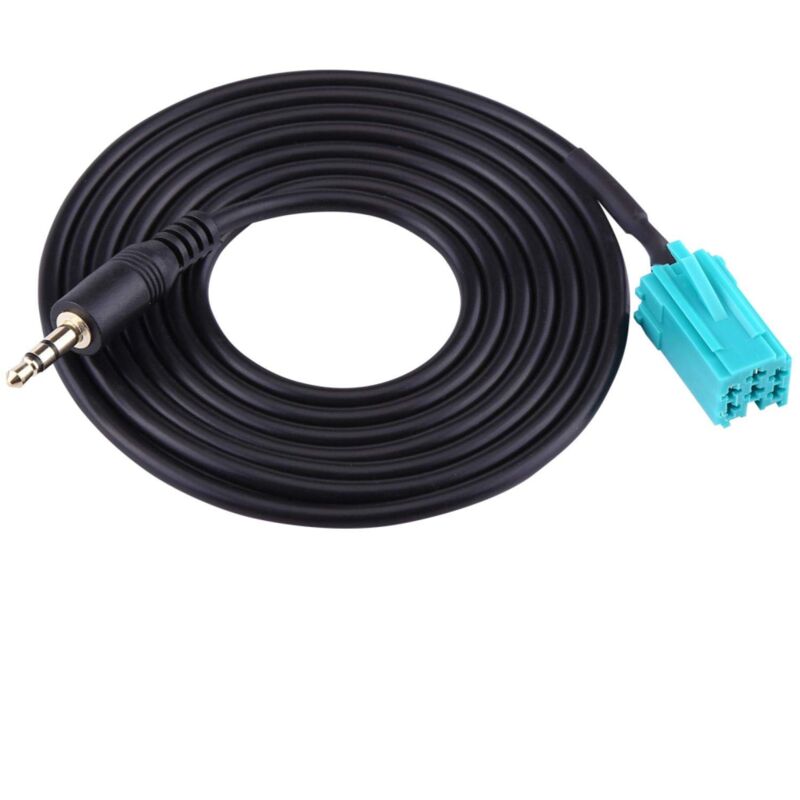 foto del prodotto zoternen cavo adattatore aux per autoradio da 6 pin a 3,5 mm per espace kangoo laguna megane scenic trafic twingo modus master