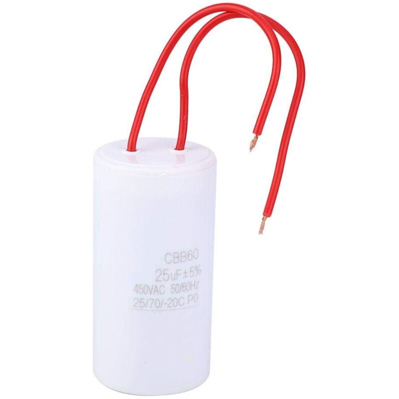 foto del prodotto zoternen condensatore di avviamento, condensatore cbb60, 25 f, 450 v ca, per elettrodomestici 25 70 20