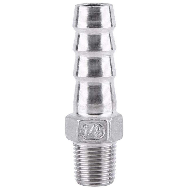 foto del prodotto zoternen connettore per tubi, filo spinato, adattatore dfe per tubi, acciaio inossidabile ss304, 1 8 di pollice 3 4 di pollice 1 8 x 10 mm 