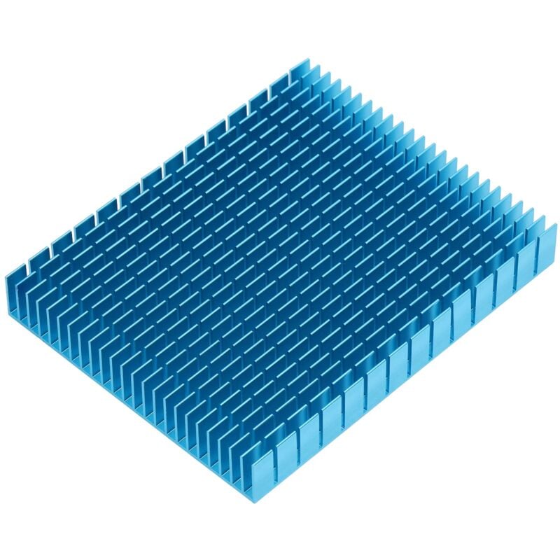 foto del prodotto zoternen dissipatore di calore in alluminio con design intelligente, 150x120x20 mm, per scheda pcb dell amplificatore cpu blu 