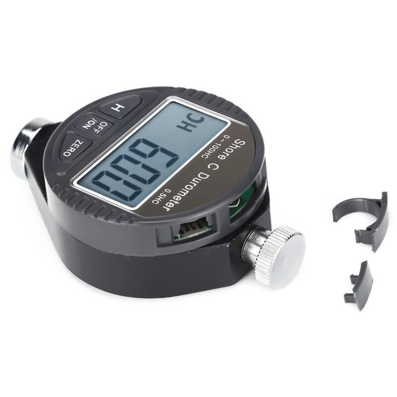 foto del prodotto zoternen durometro digitale shore 100hd c con display lcd, misuratore di durezza per pneumatici in gomma siliconica tipo c , altri strumenti di