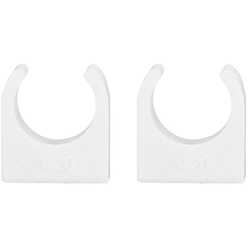 foto del prodotto zoternen fascetta stringitubo, 20 pezzi 16 20 25 32 mm ppr fascetta stringitubo a u supporto per fissaggio tubi con viti 20 mm 