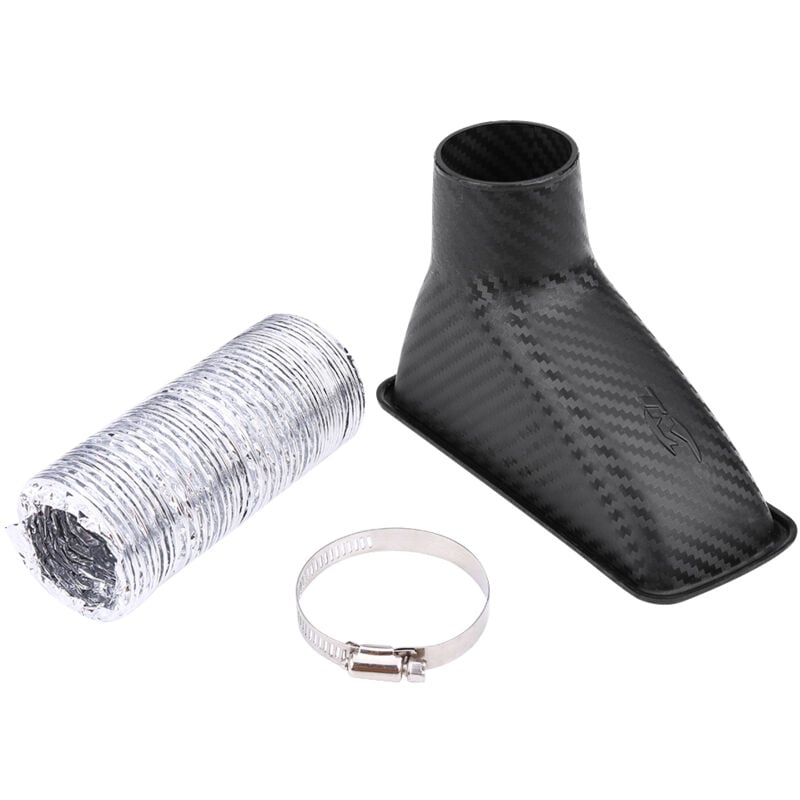 foto del prodotto zoternen imbuto aria per auto, tubo di ingresso turbina universale buona durata paraurti ampiamente utilizzato turbo facile da usare per accessori