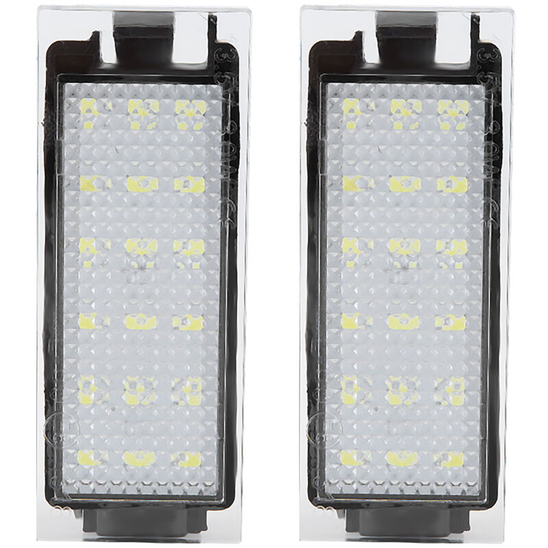 foto del prodotto zoternen impermeabile e antiurto led luce targa lampada 2 pezzi luce per twingo clio renault