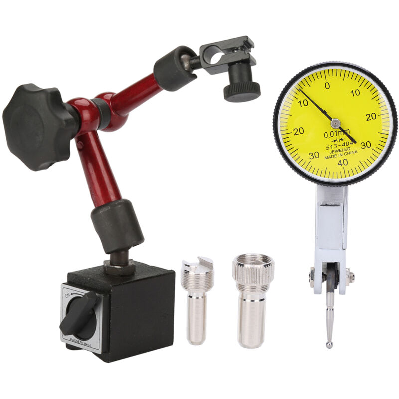 foto del prodotto zoternen indicatore di test del quadrante della leva del supporto della base del supporto del calibro magnetico flessibile e resistente