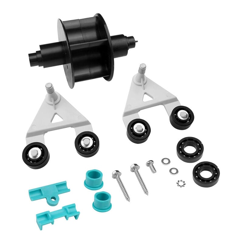foto del prodotto zoternen kit aspirapolvere universale con telaio a a e girante, compatibile con i pulitori per piscine hayward aquabug, axv036bp axv601cat per