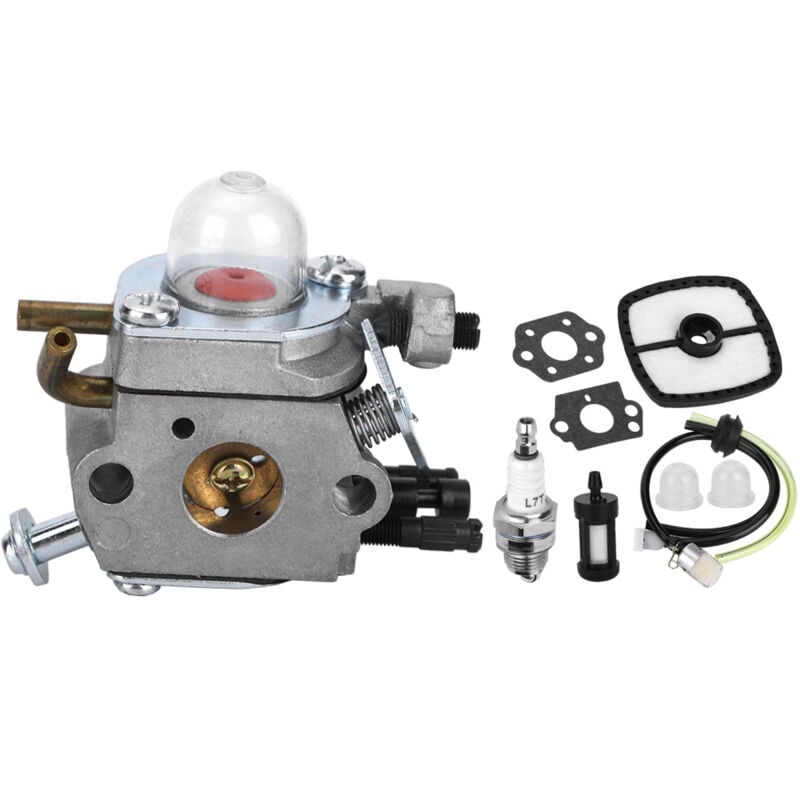 foto del prodotto zoternen kit carburatore in alluminio per soffiatore per detriti di foglie echo pb 2155 zama c1u k43b carb es 2100
