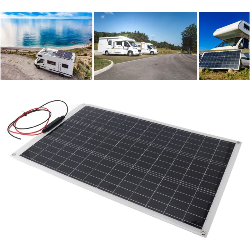 foto del prodotto zoternen kit pannello solare pannello solare in silicio monocristallino da 300 w con regolatore di carica e clip per batteria da 18 v per camper