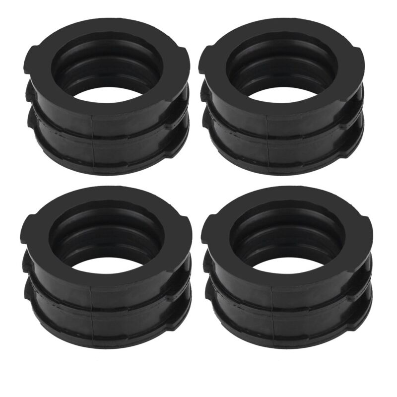 foto del prodotto zoternen manicotto del collettore di aspirazione, giunto in gomma per collettore di aspirazione del carburatore in 4 pezzi per v max 1200 vmx12v