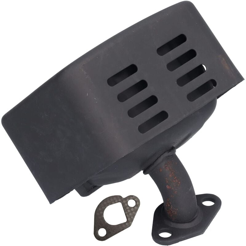 foto del prodotto zoternen marmitta di scarico, accessorio per generatore di riduzione del rumore, marmitta di scarico portatile per gx120 gx160 gx200 168f nero 