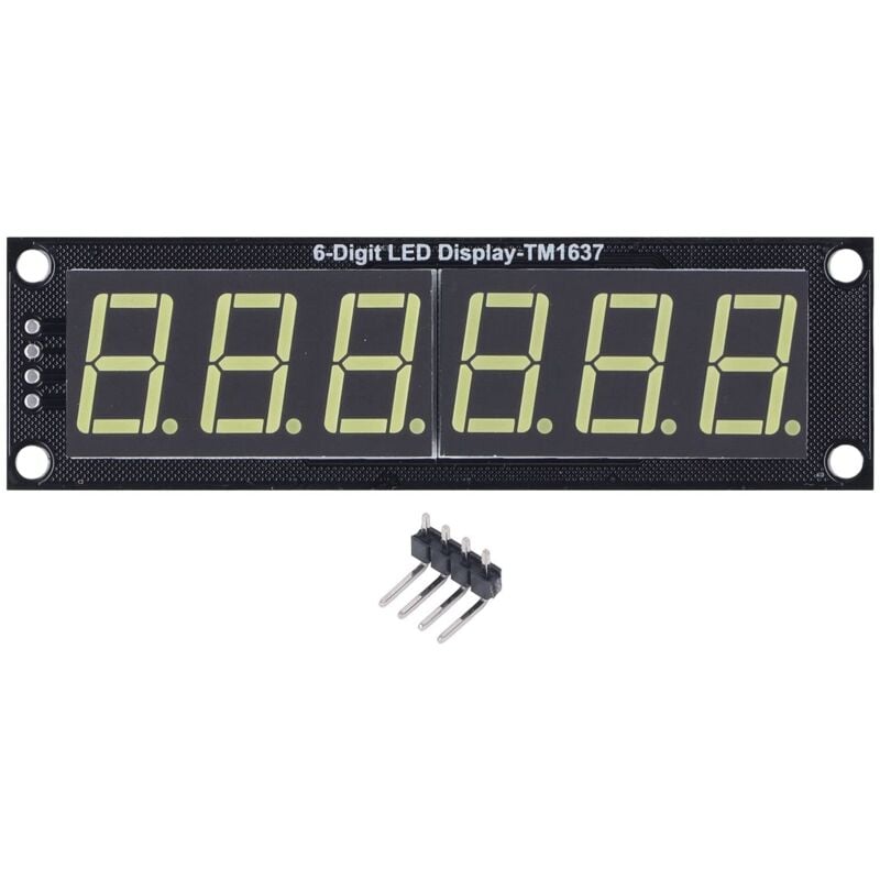 foto del prodotto zoternen modulo display a 7 segmenti, display led da 0,56 pollici, tubo digitale, 6 cifre, numero decimale a 7 segmenti, tm1637, modulo display