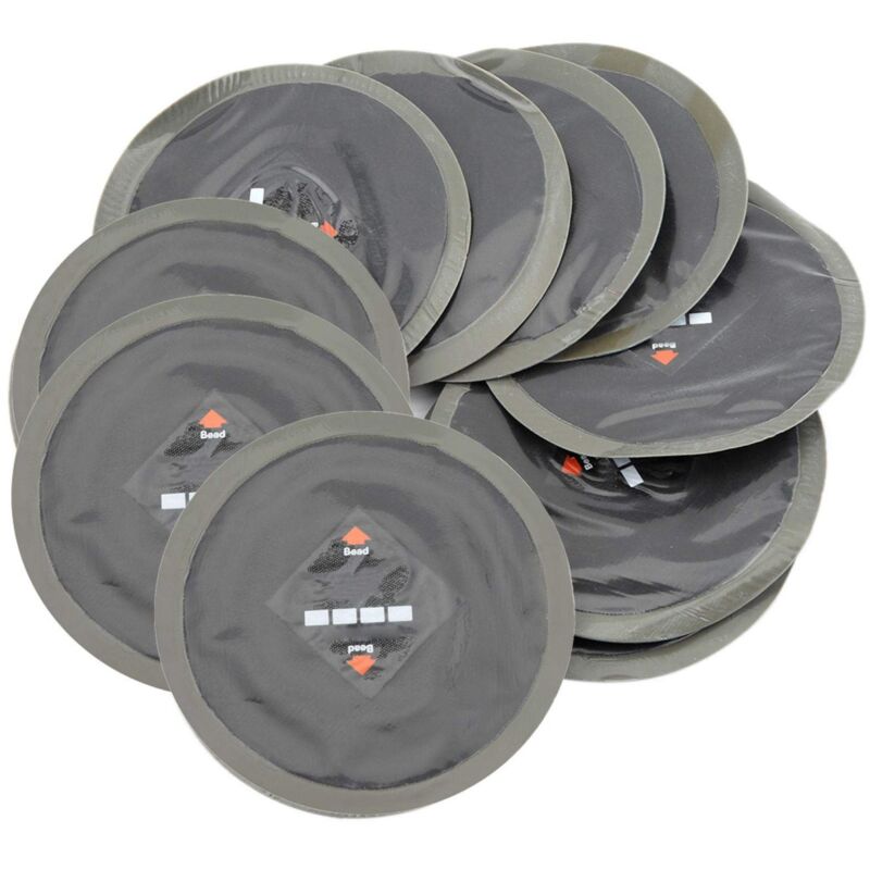 foto del prodotto zoternen patch per riparazione pneumatici, 10 pezzi da 90 mm, toppe per riparazione forature pneumatici in gomma naturale per auto, toppe tonde a