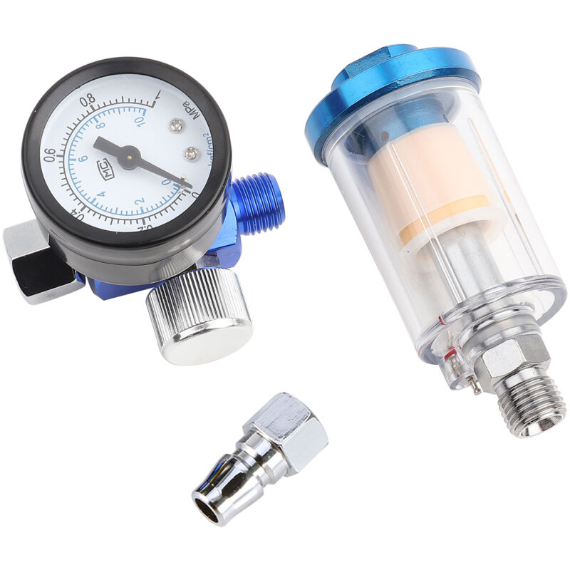 foto del prodotto zoternen pistola pneumatica a spruzzo manometro regolatore aria separatore filtro trappola acqua olio in linea