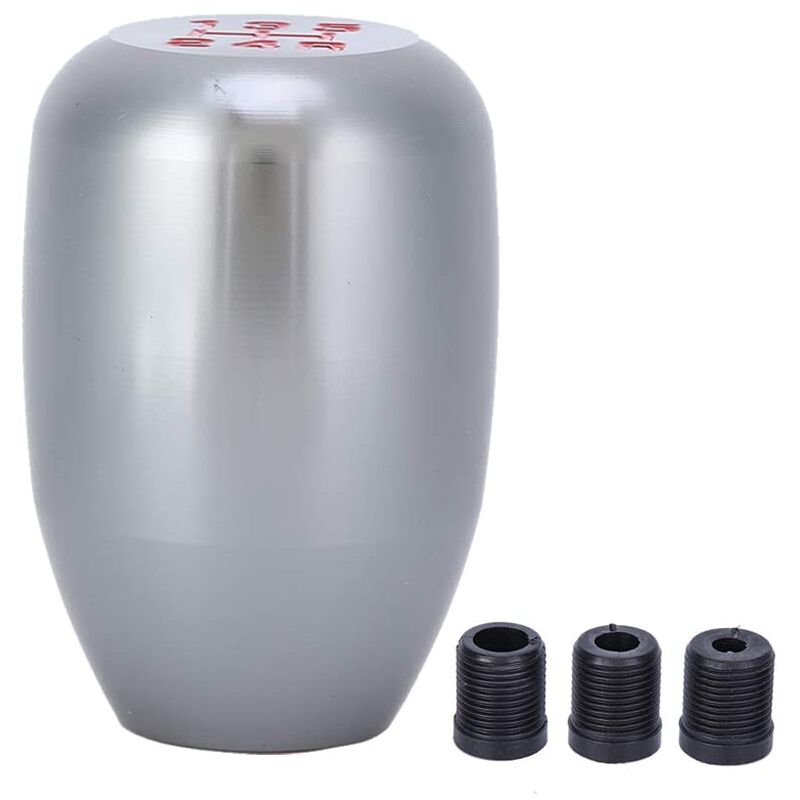 foto del prodotto zoternen pomello del cambio automatico universale fydun a 5 velocit con 3 adattatori da 8 mm 10 mm 12 mm per interni auto titanio 