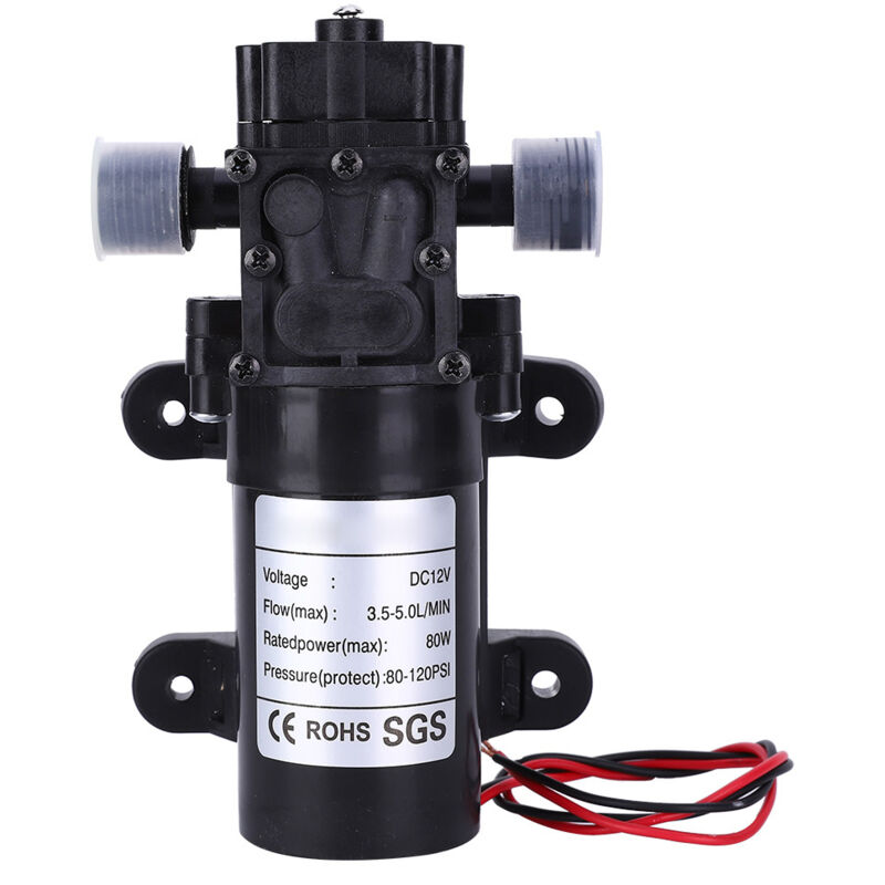 foto del prodotto zoternen pompa a membrana di riflusso mini autoadescante dc12v fl3210h 80w 1 2 pollici uscita acqua destra