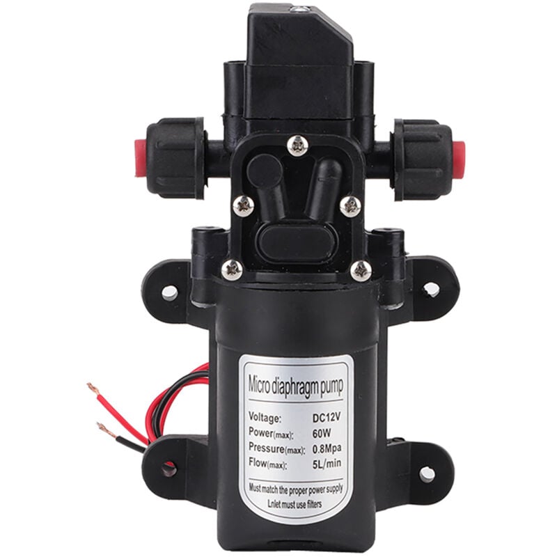 foto del prodotto zoternen pompa dell acqua, pompa di trasferimento ad alta pressione dc 12v 60w ultra silenziosa pompa elettrica portatile per la purificazione