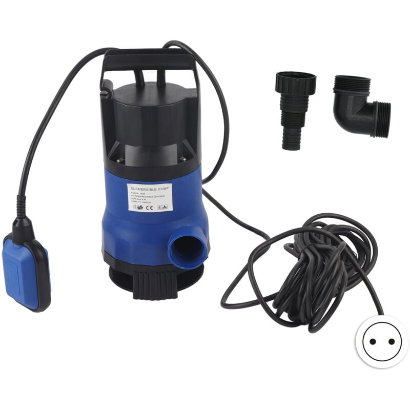 foto del prodotto zoternen pompa sommergibile attrezzatura idraulica portatile a risparmio energetico in plastica per piscina spina 750weu 220v