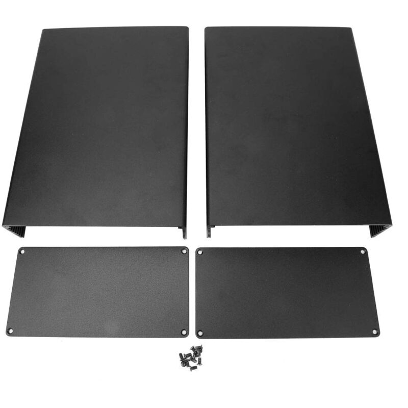 foto del prodotto zoternen progetto di contenitore elettronico akozon fai da te, custodia di raffreddamento per pcb gprs tipo diviso 80x160x220mm