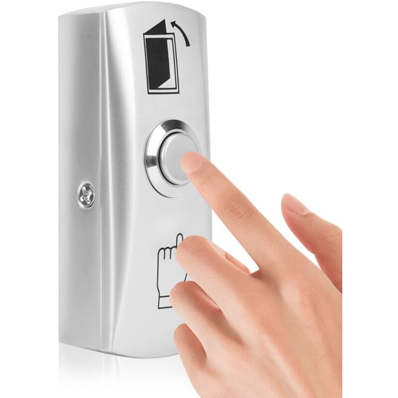 foto del prodotto zoternen pulsante di rilascio dell uscita della porta con interruttore a sfioramento sistema di controllo degli accessi adatto per fabbrica, ufficio