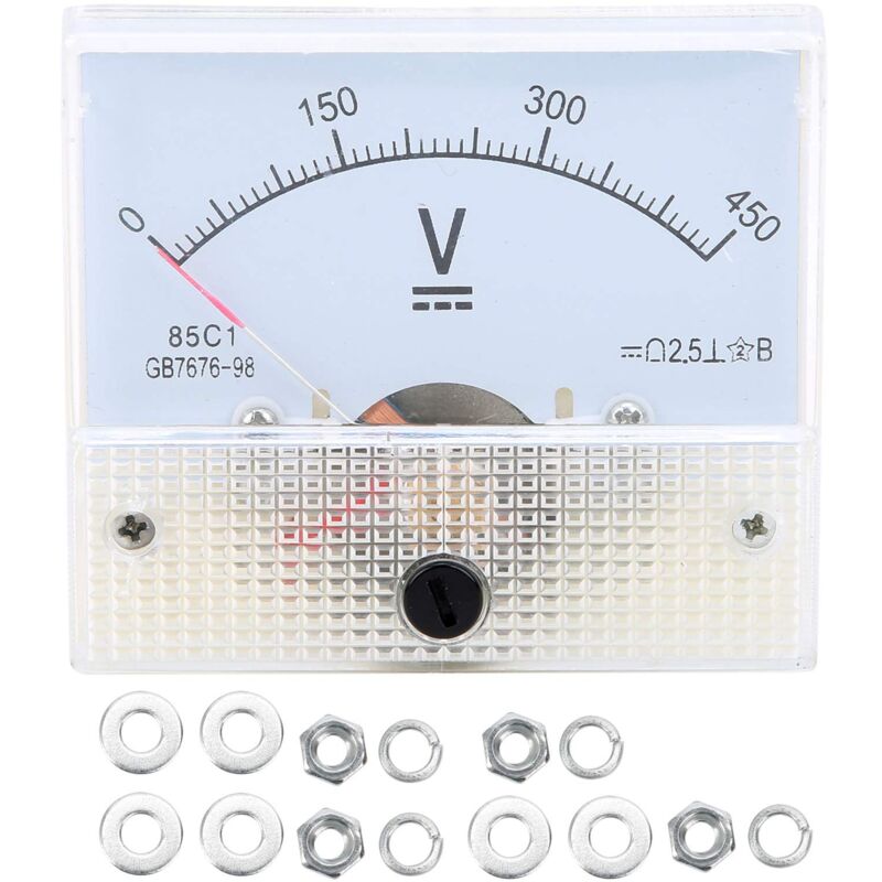 foto del prodotto zoternen puntatore voltmetro misuratore di tensione voltmetro analogico 0 450v dc voltmetro tester di tensione rilevatore di tensione pannello di