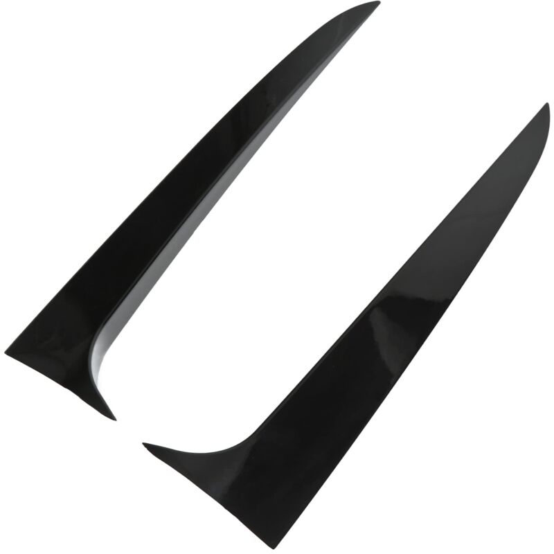 foto del prodotto zoternen spoiler laterale per lunotto posteriore, coppia di spoiler per lunotto posteriore in abs, finitura ala sinistra destra, ricambio nero