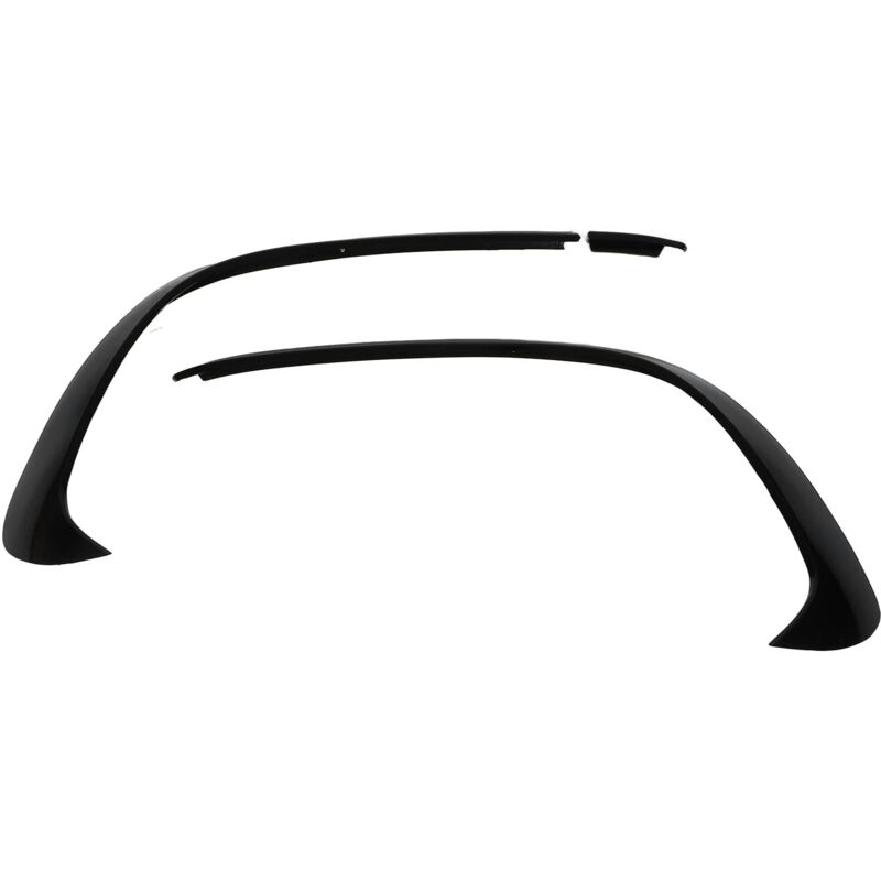 foto del prodotto zoternen spoiler paraurti anteriore, 3 pezzi, spoiler paraurti anteriore nero lucido, splitter, finiture di ricambio per classe a w176 amg line a45