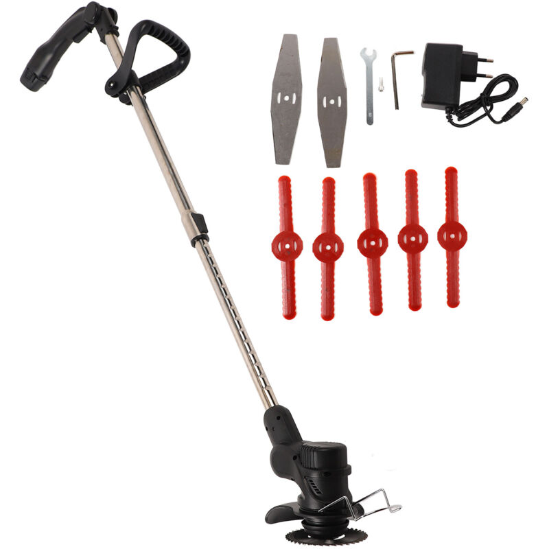 foto del prodotto zoternen tagliabordi 12v tagliabordi cordless tagliaerba 2000mah alimentato a batteria altezza regolabile spina ue 100 240v