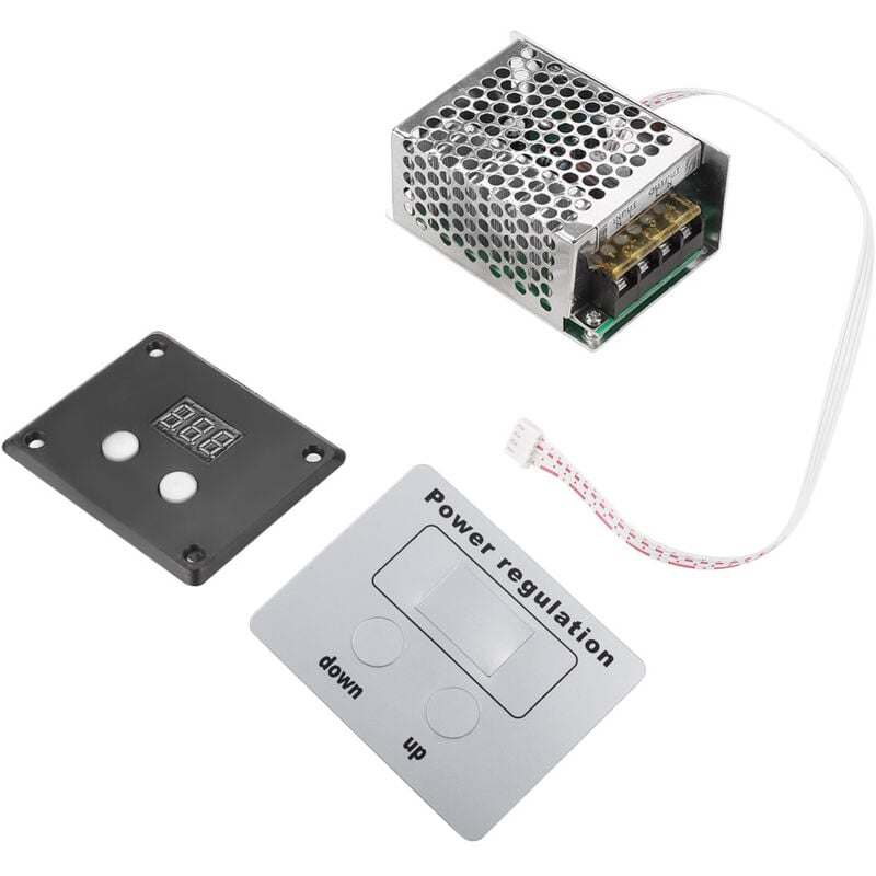 foto del prodotto zoternen termostato dimmer di controllo della velocit del regolatore di tensione digitale scr da 4000 w ca 220 v