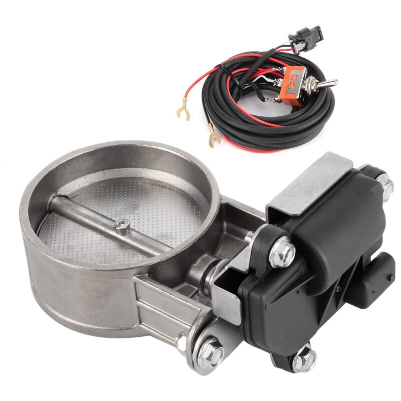 foto del prodotto zoternen valvola di controllo dello scarico per auto, valvola di bypass dello scarico attivata elettricamente, limitatore di bassa pressione,