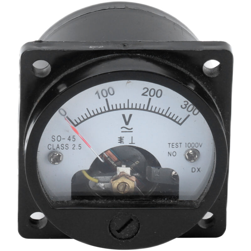 foto del prodotto zoternen voltmetro rotondo abs quadrante analogico strumento accurato per misurare so 45 ac 0 300 v