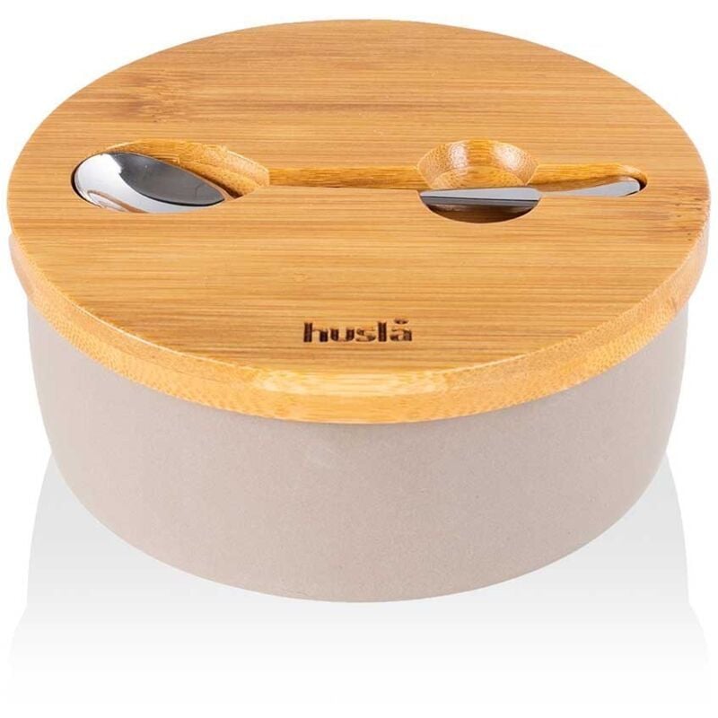 foto del prodotto zuccheriera in ceramica con cucchiaio husla hygge