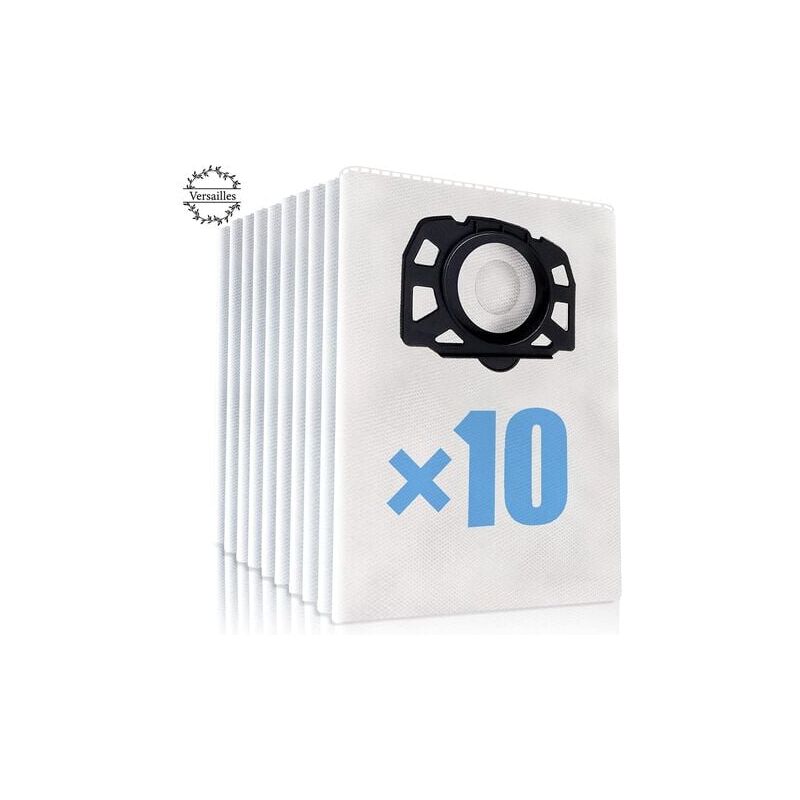 foto del prodotto zvd 10 pcs karcher vacuum bag vacuum cleaner bag wd4 wd5 wd6 wd4 premium wd5 premium karcher bag mv4, mv5 and mv6 dust filter bags for karcher