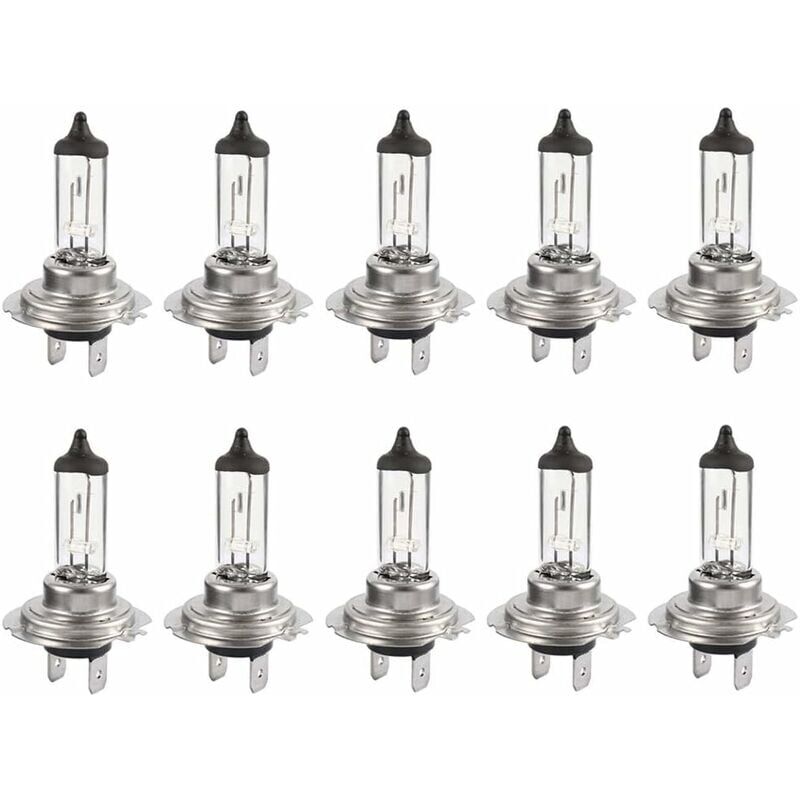 foto del prodotto zvd 10 pezzi 12v h7 55w led lampadine alogene a lunga durata bianco bianco lampadine trave trasversale per auto