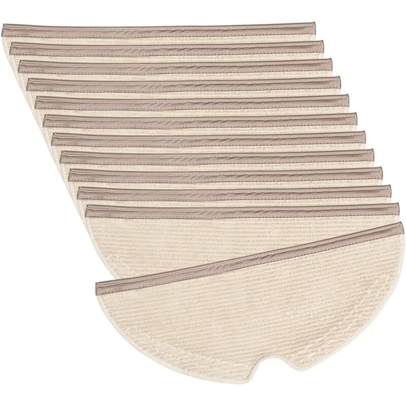 foto del prodotto zvd 12 pack cleaning cloths for roborock q7 max s6 maxv s5 s50 s51 s55 s6 s5 max q7 max plus q7 max vacuum cleaner, replacement mop accessories